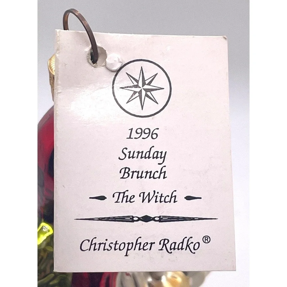 Christopher Radko Sunday Brunch Hansel Gretel Witch Ornament Numbered‎ 1996